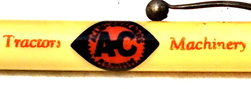 “Tractors * ALLIS-CHAMBERS Milwaukee * Machinery” White Working Mech Pencil