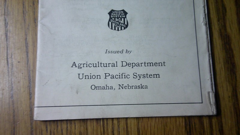 vintage pamphlet for Dairy farming in Idaho for the year 1922 Union Pacific 7C gallery