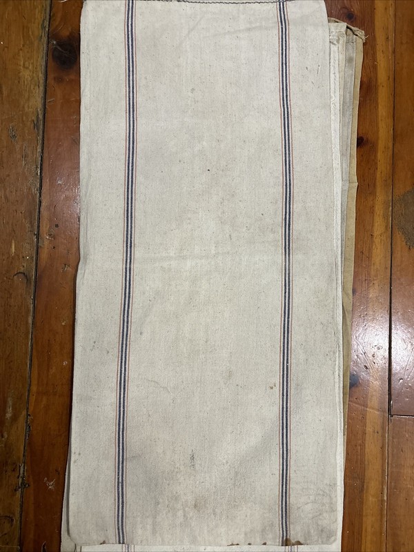 Vintage Amoskeag Seamless Sack Bag Sack Farm Grain Seed Bag 20x42 gallery