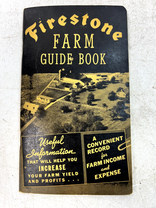 VTG 1939 Firestone Farm Guide Book & 1920s-30s Owens Threshers Repair Price List gallery