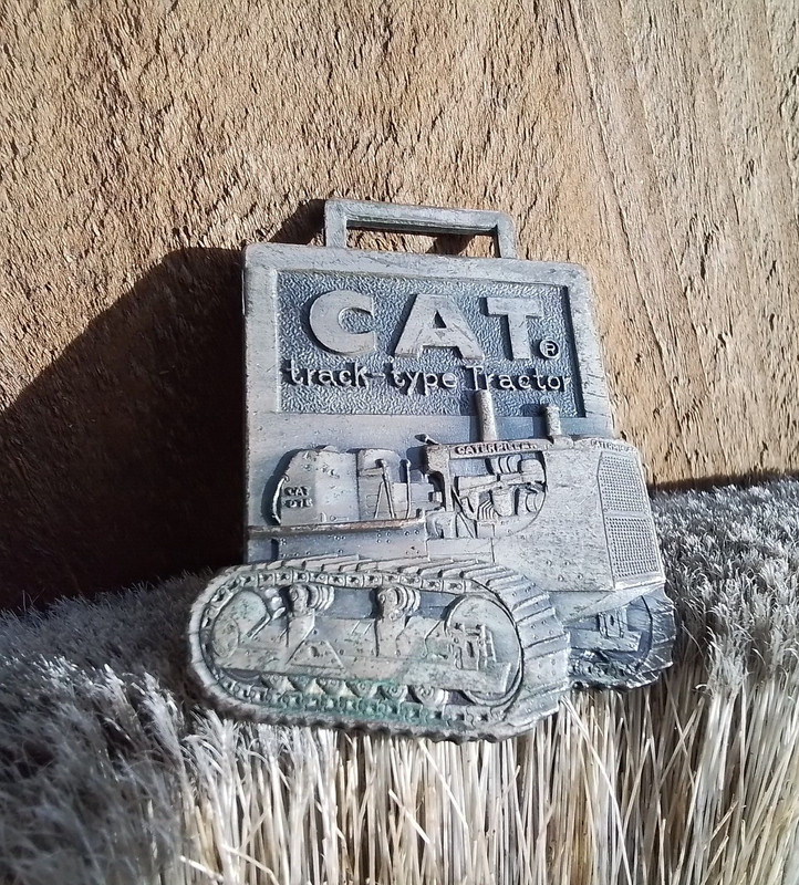 Brass CATERPILLAR WATCH FOB, No Strap, Whayne Supply Co.