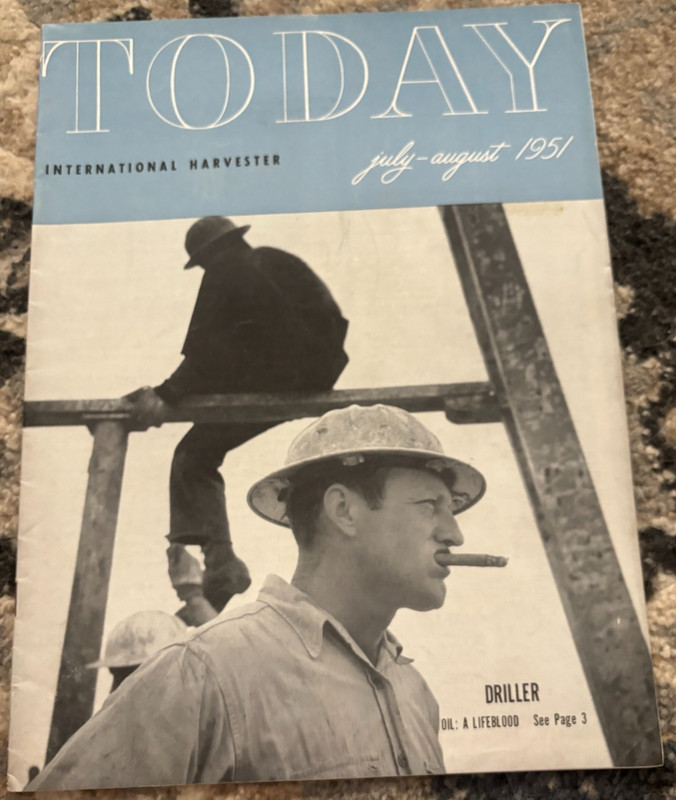 International Harvester Today Employee Magazine For Jul-Aug 1951 Brochure FCCA25