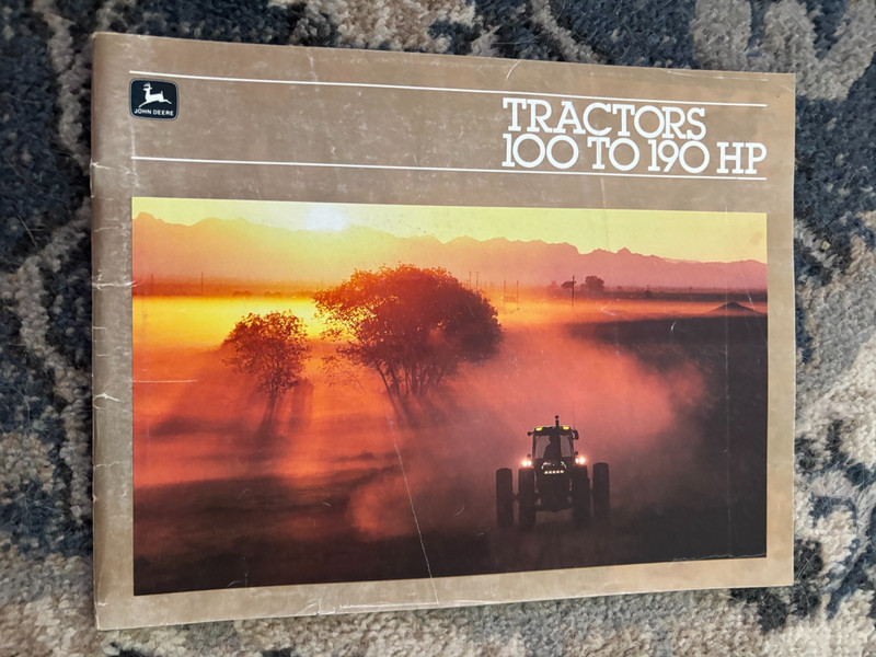 John Deere 4050 4250 4450 4650 4850 Tractor For 1982 Brochure DCPA26