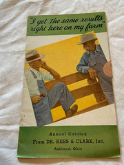 1930s-40s Dr. Hess & Clark Booklet Livestock Feed & Supplement Catalog