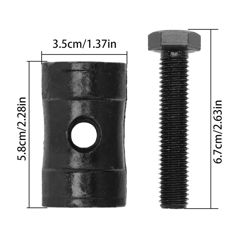 2PCS Torsion Bar Key Adjuster Block Nuts with Bolts for Silverado Suburban Avala gallery