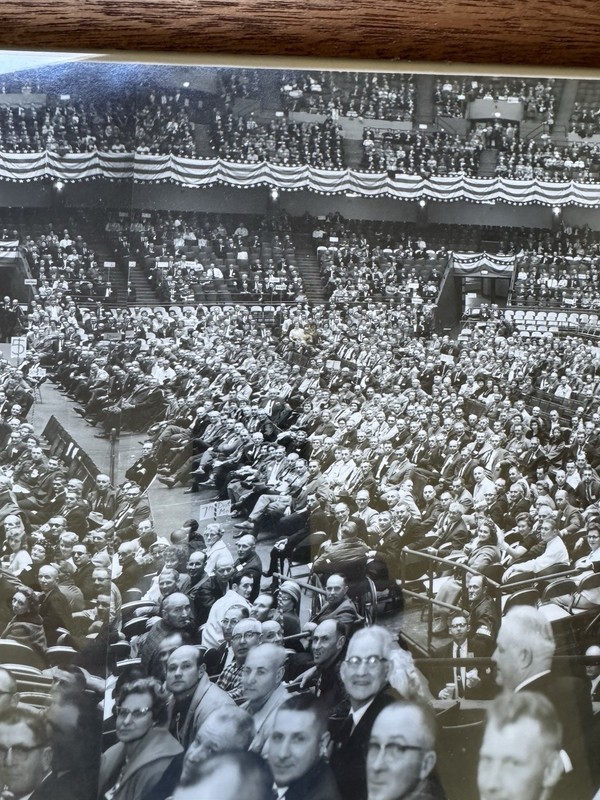 Vintage NFO National Farmers Organization Convention Panorama Photo NFO 36” Ag gallery