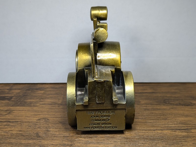 Vintage - 1994 John Deere CCU Die Cast Coin Bank, 1892 Froelich gallery