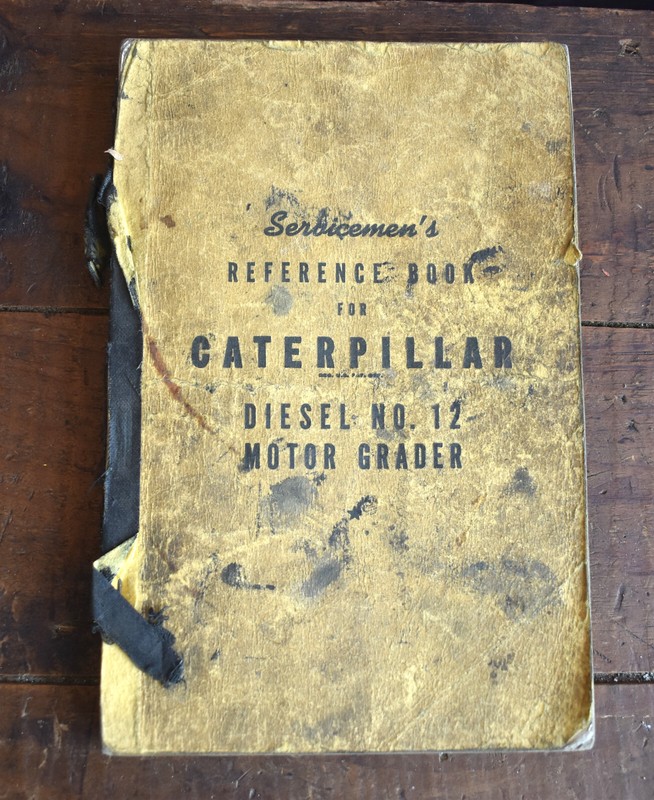 1950s Caterpillar Servicemen’s Reference Book Diesel No 12 Motor Grader Repair