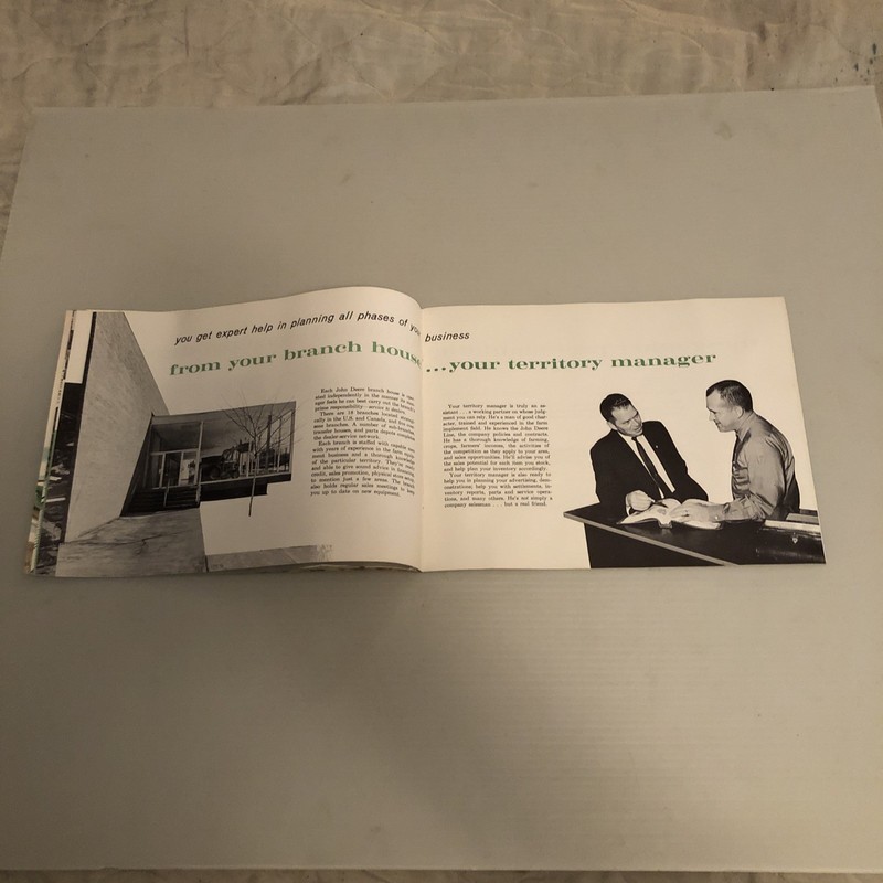 Vintage John Deere Tractor Dealer Sales Information Binder Repair Sales Machine gallery