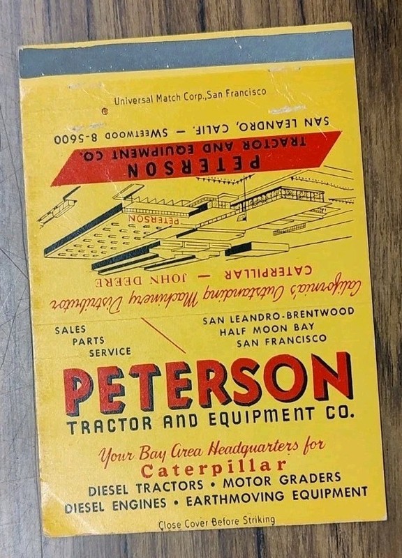 John Deere AND Caterpillar Peterson Tractor Equipment San Leandro California CA gallery