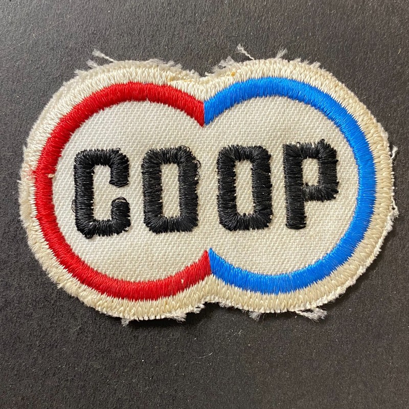 Co-Op (Farmers) Embroidered Patch Vintage 1 3/4″ x 2 3/4″ (#4)