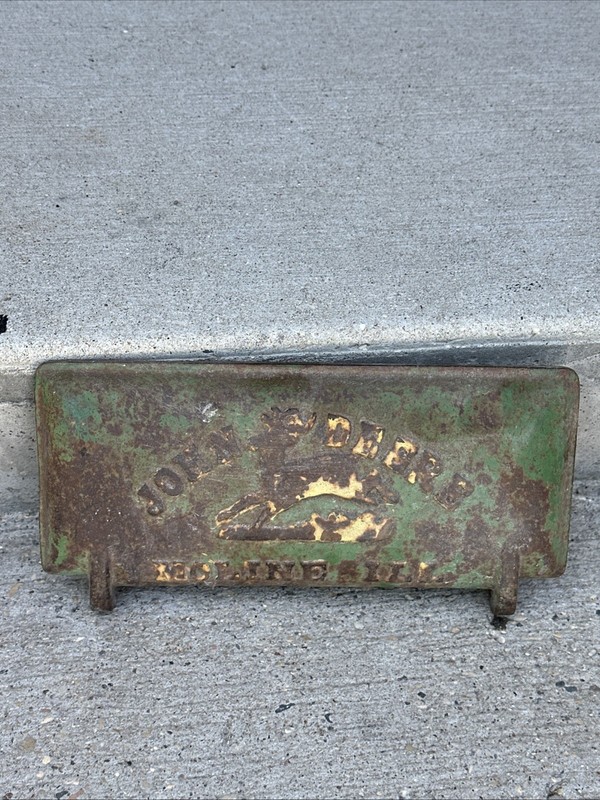 Vintage John Deere Tool Box Lid John Deere Advertising