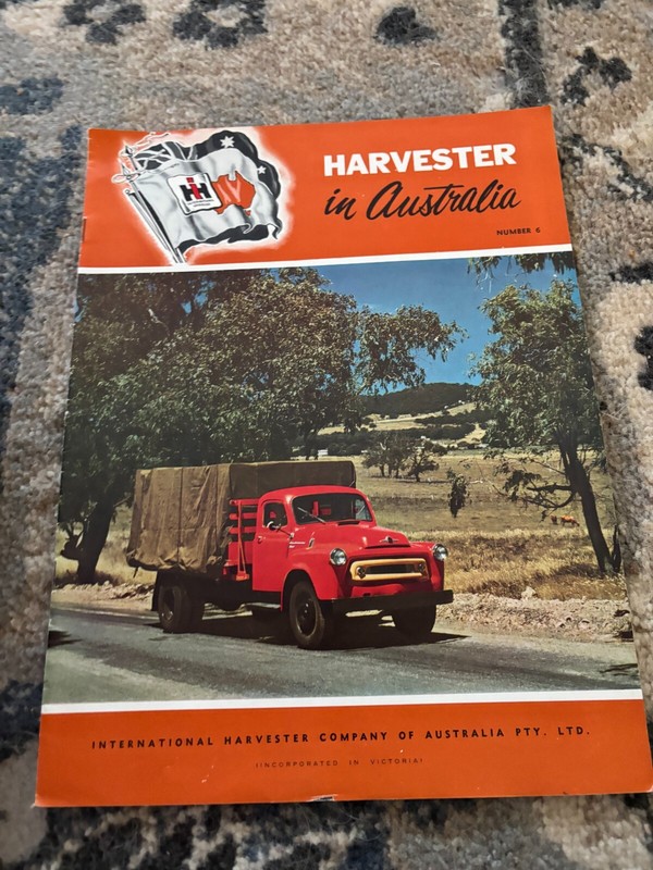 International Harvester In Australia Magazine For March 1956 Brochure FCCA25