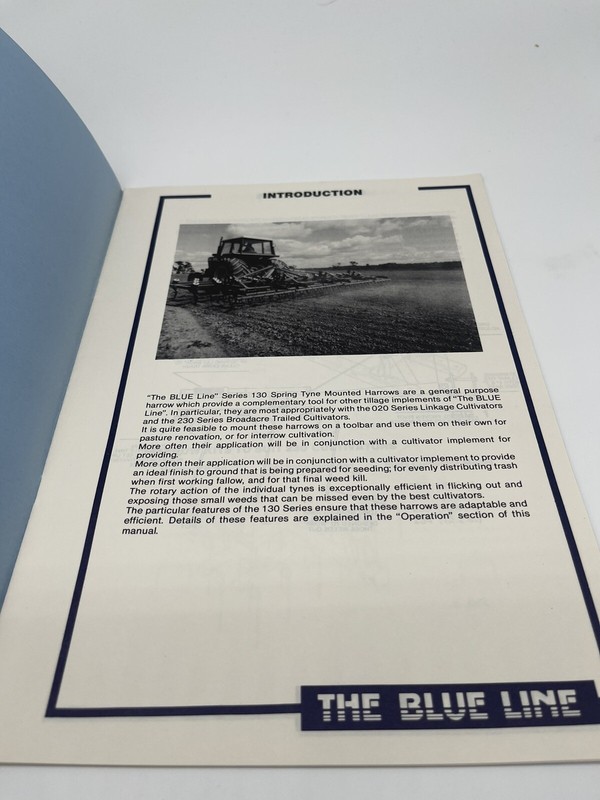 Ford Series 130 Spring Tyne Harrow Owners Parts Manual Implement Tractor gallery