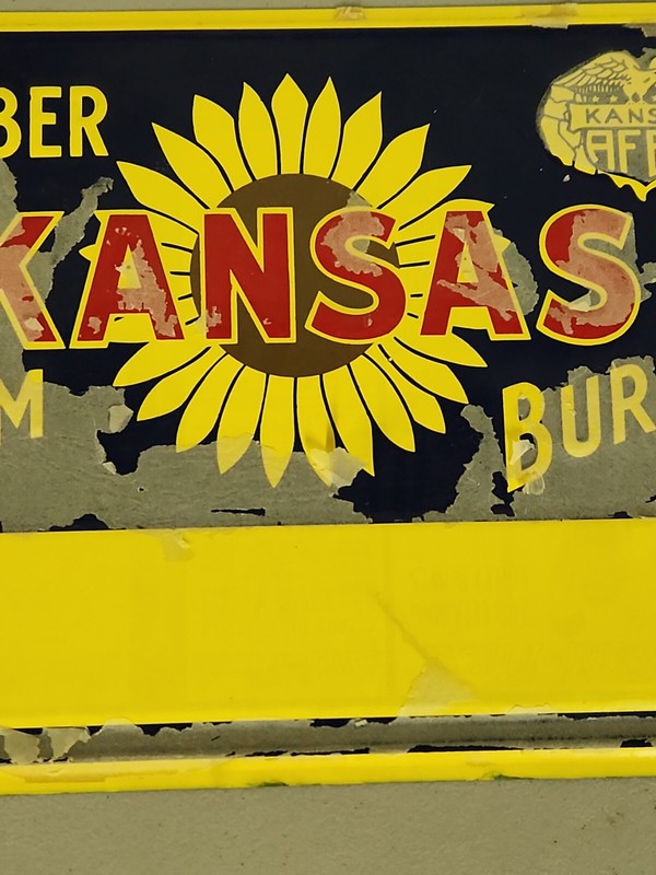 Kansas Farm Bureau Member Advertising Sign 13 7/8in x 9 7/8in gallery