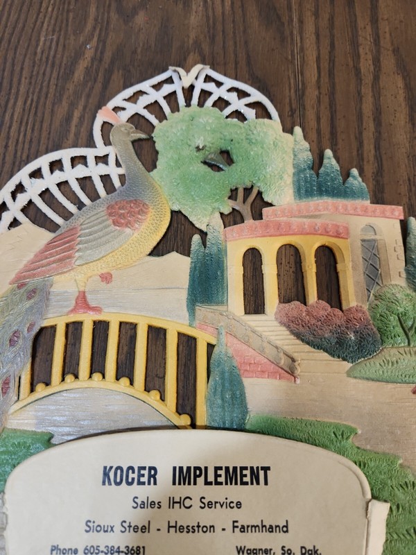 Vintage Kocer Implement Case International Wagner South Dakota Calendar Top gallery