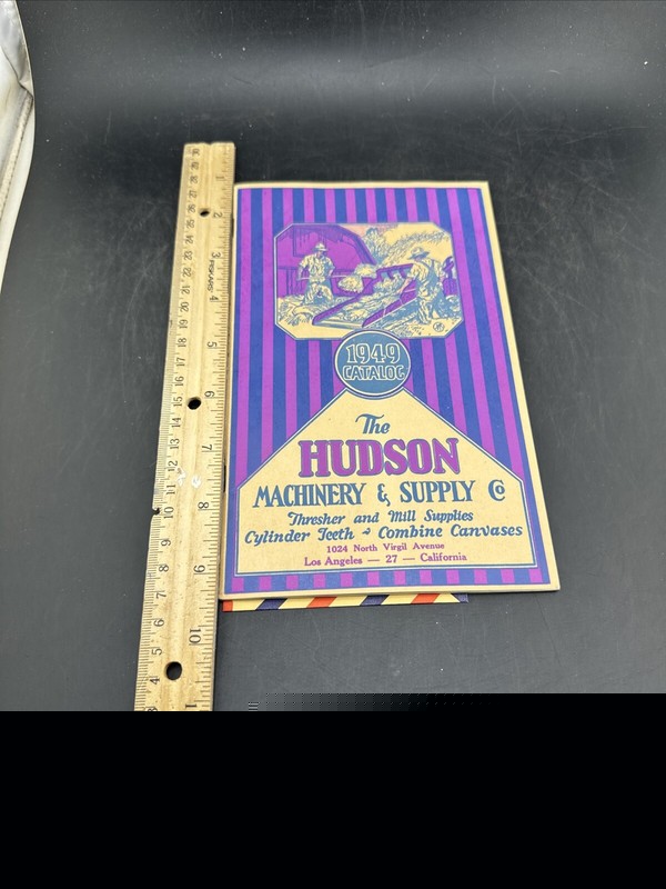 vintage original print the hudson machinery and supply co catalog 1949 gallery