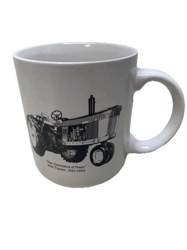 JOHN DEERE TRACTOR SERVICE "GO WITH THE GREEN" COFFEE MUG CUP 1989 Used gallery