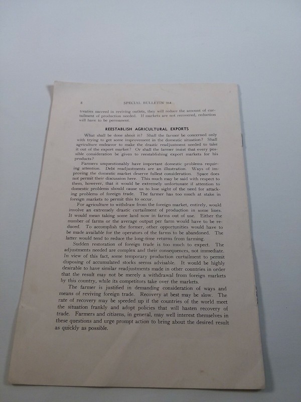 Lot Of Farm Bulletins From the 30s minerals seed directory interest in exports gallery