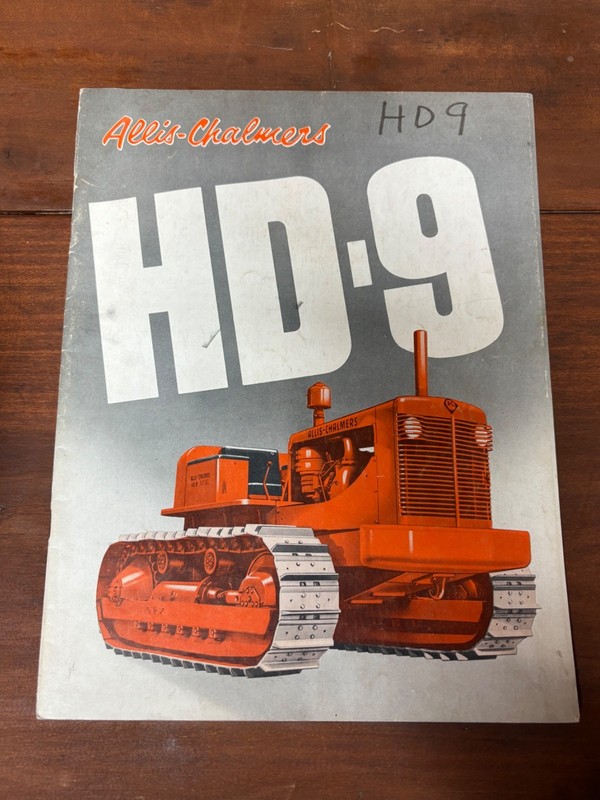 1950’s Allis Chalmers HD-9 Crawler Dozer Sales Brochure
