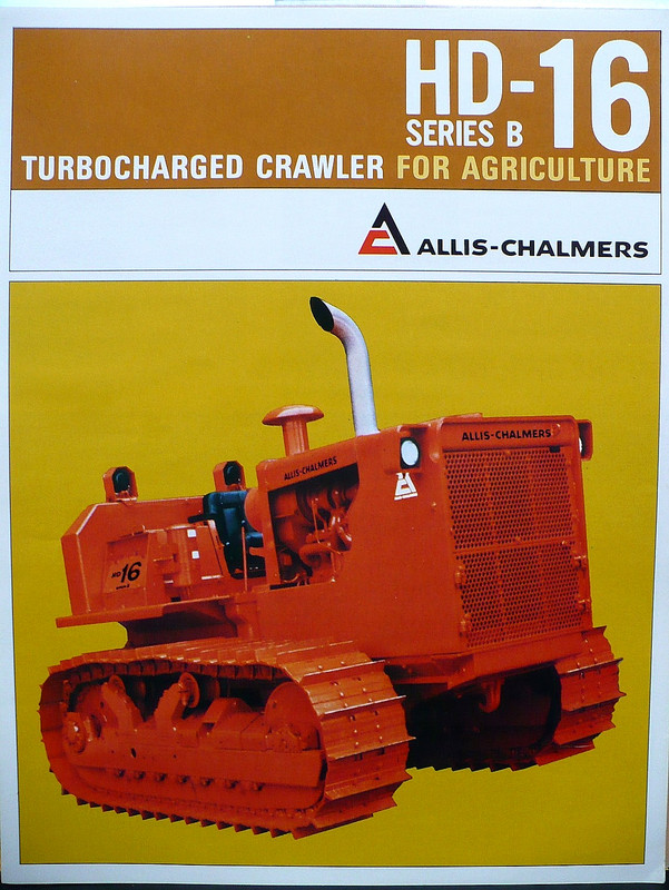 1970’S-80’S ALLIS CHALMERS HD-16 SERIES B TURBO CHARGED TRACTOR BROCHURE