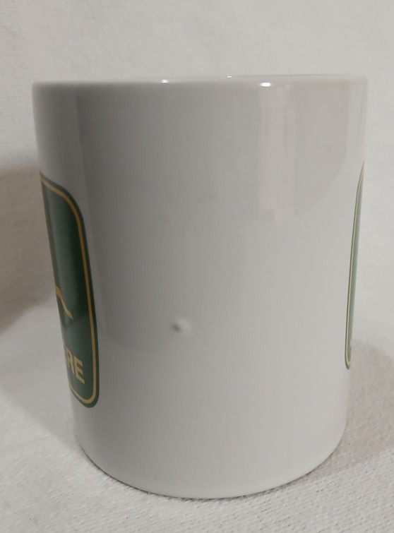 John Deere Coffee Mug with Classic Deer Logo Yellow on Green - Gibson Licensed gallery