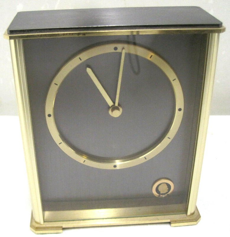 Vintage John Deere Employee Anniversary Mantle Clock 1 Diamond 2 Emerald Germany