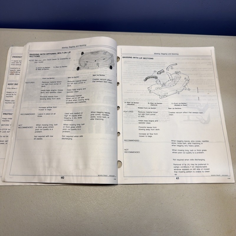JOHN DEERE - GT262 Lawn and Garden Tractors Operators Manual OMM113559 J1 gallery