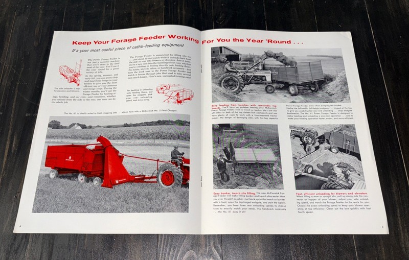 International Harvester McCormick No. 61 Power Forage Feeder Sales Brochure gallery