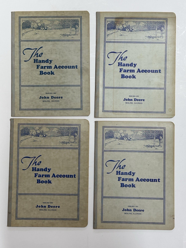 4 John Deere – The Handy Farm Account Book 1934 – 1941 Unused