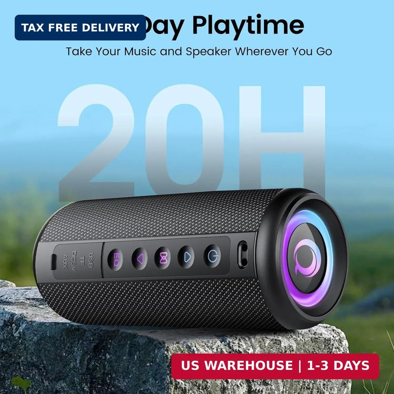 Portable Bluetooth Speaker, 2026 Bluetooth 5.4 Wireless Speaker with 20W HD Loud gallery