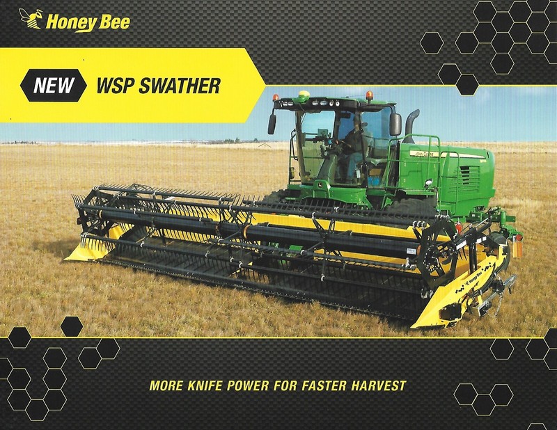 Farm Equipment Brochure - Honey Bee - WSP 21 25 30 36 - Swather - c2015 (F8509)
