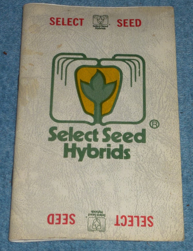 Vtg Select Seed Hybrids Camden Indiana Farm Advertising Pocket Memo Notebook