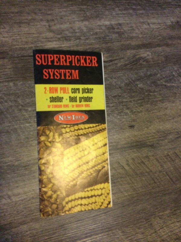 New Idea Super picker System Corn Picker,Sheller Field Grinder Sale Brochure