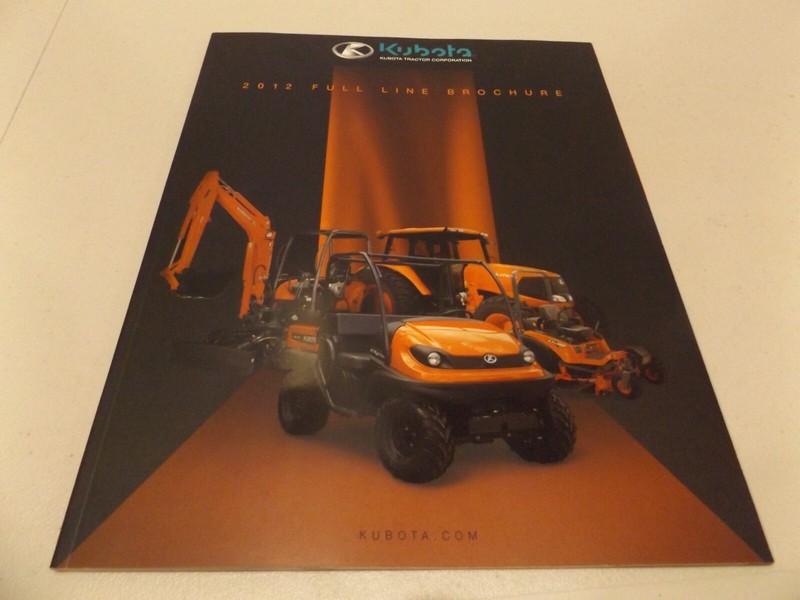 KUBOTA 2012 FULL LINE BROCHURE, LIT # FL2012 01/12