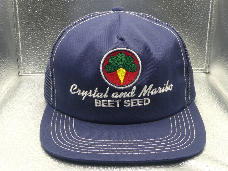 Crystal And Maribo Beet Seed K-Products U.S.A Mesh Back Snapback Trucker Hat Cap