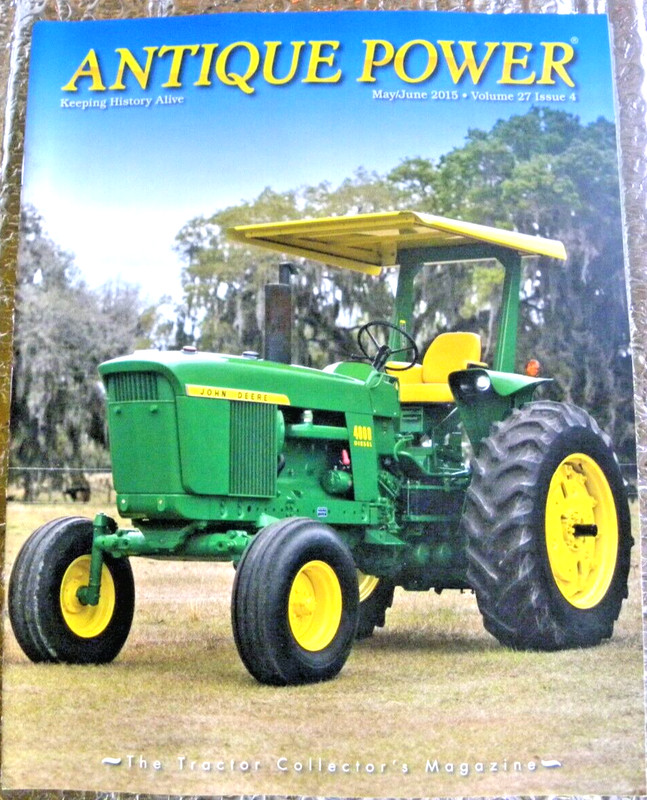Antique Power The Tractor Collectors Magazine May June 2015 John Deere Cover