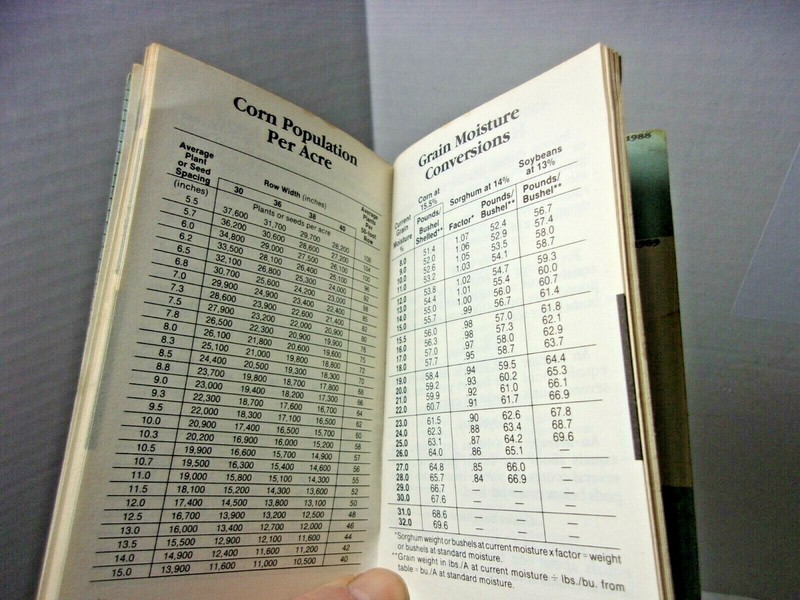 Dekalb Farmers Pocket memo Advertising Agriculture 1980's Vintage Book Farm gallery