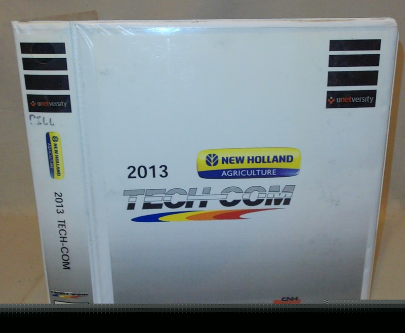 2013 -New Holland- Tech-Com Unetversity Tractor Operators Service Manual Binder