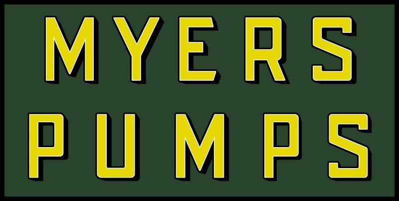 Myers Pumps of Ashland, OhiO NEW Sign 24×48″ USA STEEL XXL Size