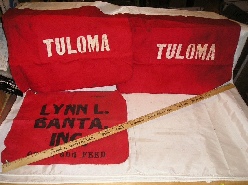 36″ Advertising Yardstick & Flag – Lynn L. Banta, Inc., Lowpoint & La Rose IL