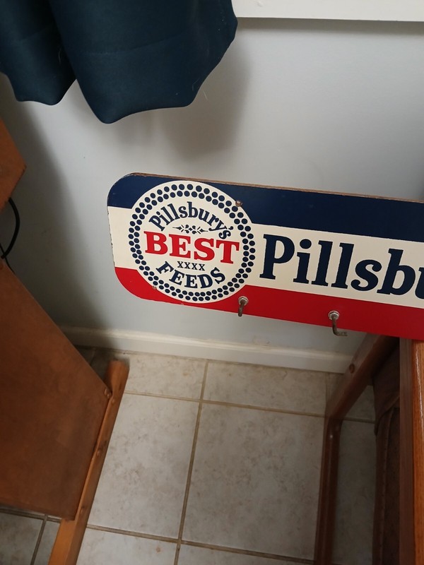 Pillsbury Best Feeding Program Hang Tag Sign EUC FS gallery