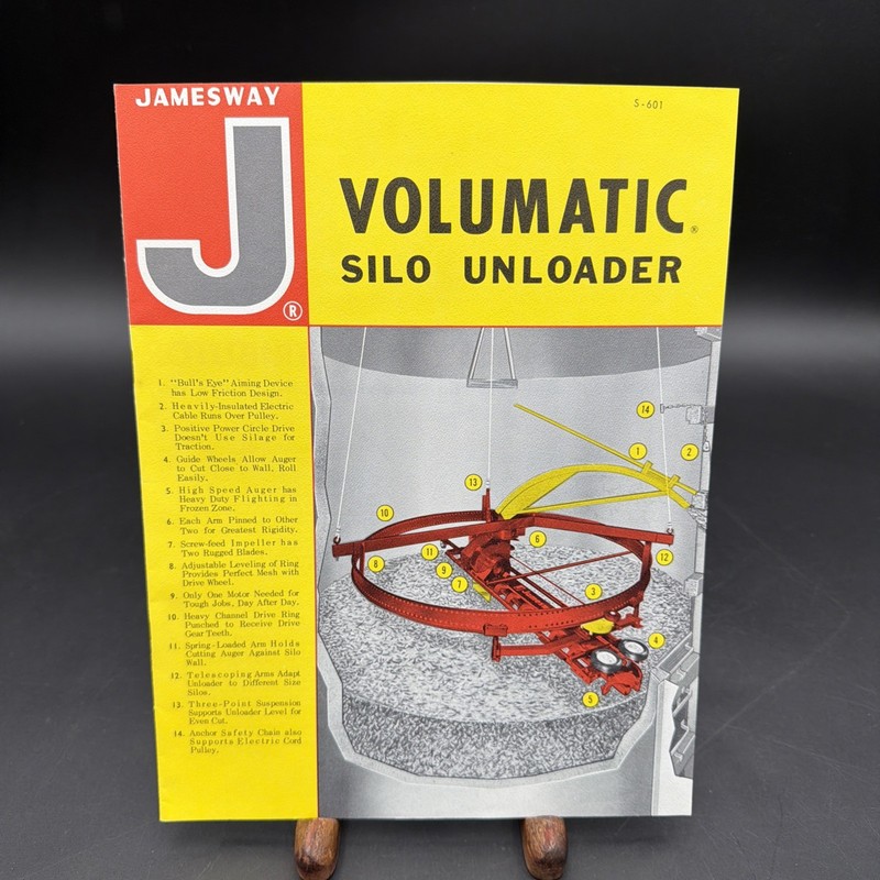 Jamesway Volumatic Silo Unloader Dealer’s Brochure F661E 10M 3/67