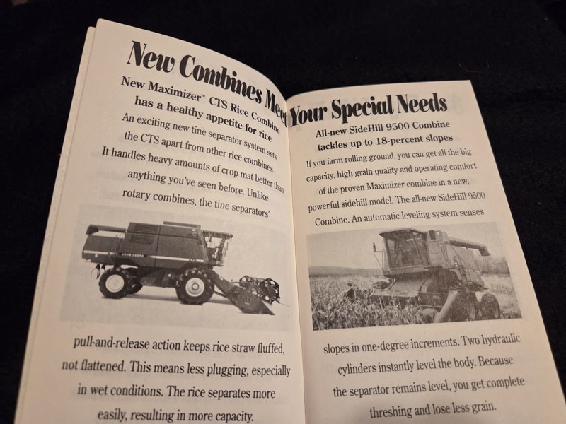1992 John Deere 125th Annual Pocket Ledger Notebook 4760 8760 Tractor gallery
