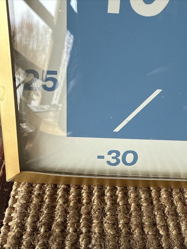 Vintage Feed -Rite Thermometer 12” Pam Clock Co. gallery