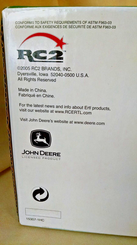 John Deere Tractor G Precision Key Ser 2 No 15307 1:16 2005 Ertl RC2 Die Cast gallery