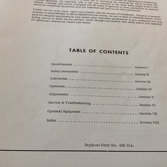 Oliver 1365 Tractor 1973 Operator’s Manual