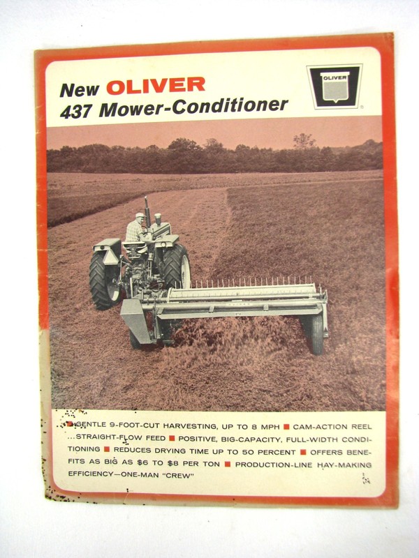 Farming Advertising Brochure Manual LOT vtg John Deere Moline Oliver New Idea ad gallery