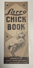 1944 Larro Chick Book Poultry Service Department Research Farm General Mills