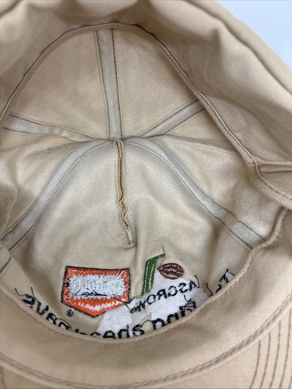 Vintage Asgrow O’s Gold Farming Seed Trappers Fitted Dead stock, Tag Hat Cap gallery